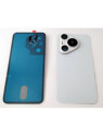 Tapa trasera o tapa bateria blanca para Huawei Pura 70 con lente de camara