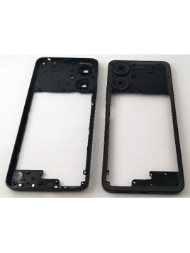 Carcasa o marco central negro para Xiaomi Redmi 13C 5G