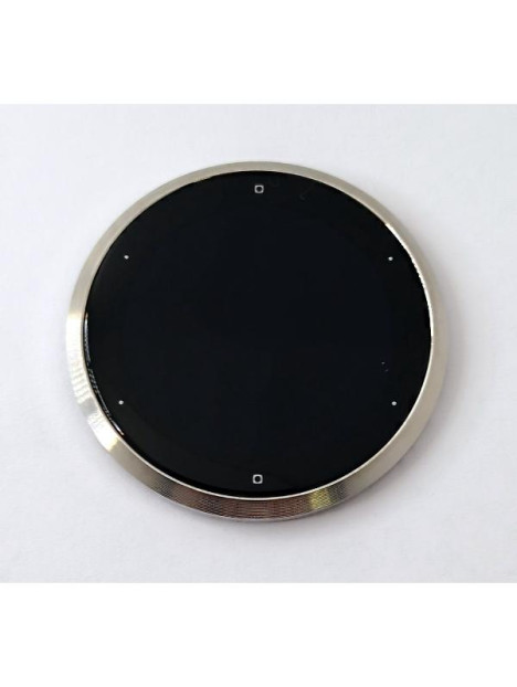 Pantalla lcd para Garmin Venu 2S mas tactil negro con marco plata calidad premium