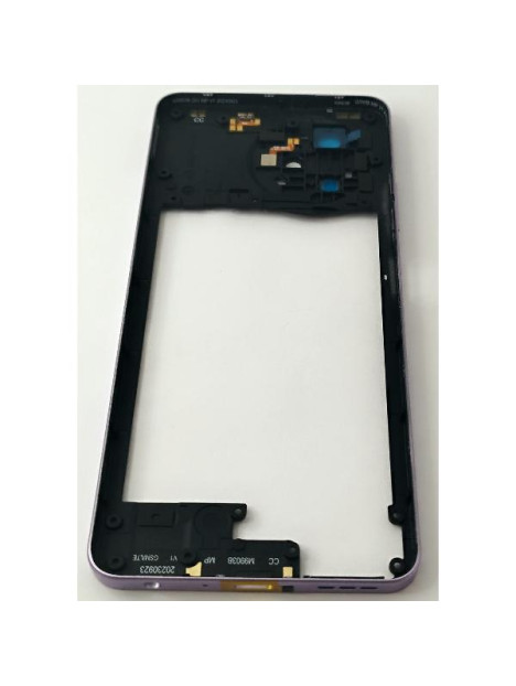 Carcasa o marco central morado para Blackview Oscal Tiger 12