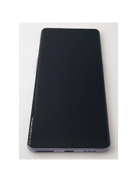 Pantalla lcd para Oppo Find X2 Neo mas tactil negro con marco morado calidad premium