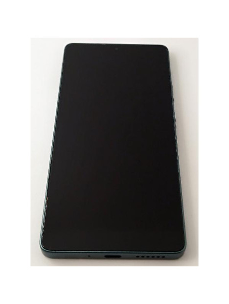Pantalla lcd para Xiaomi Redmi Note 13 Pro 4G Xiaomi Poco M6 Pro 4G mas tactil negro con marco verde Oled