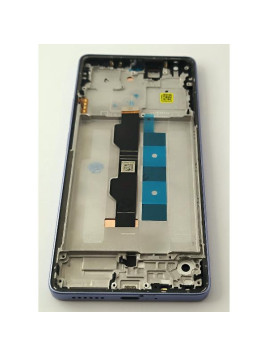 Pantalla lcd para Xiaomi Redmi Note 13 Pro 4G Xiaomi Poco M6 Pro 4G mas tactil negro con marco morado Oled