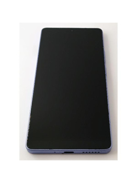 Pantalla lcd para Xiaomi Redmi Note 13 Pro 4G Xiaomi Poco M6 Pro 4G mas tactil negro con marco morado Oled