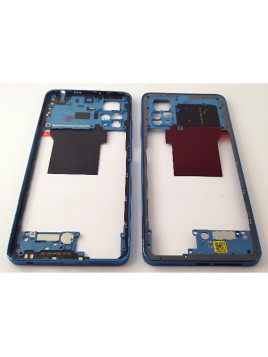 Carcasa o marco central azul oscuro para Xiaomi Redmi Note 12 Pro 4G