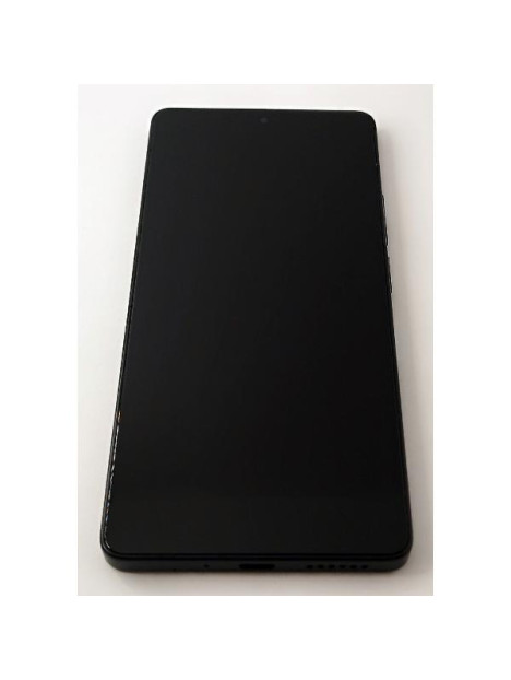Pantalla lcd para Xiaomi Redmi Note 13 Pro 4G Xiaomi Poco M6 Pro 4G mas tactil negro con marco negro calidad Oled