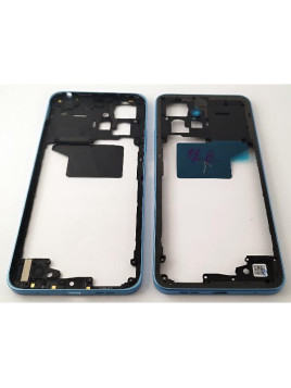 Carcasa o marco central azul para Xiaomi Redmi Note 12 4G