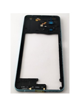 Carcasa o marco central azul para Blackview Oscal Tiger 12