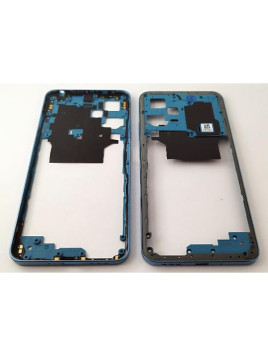 Carcasa o marco central azul para Xiaomi Redmi Note 12 5G