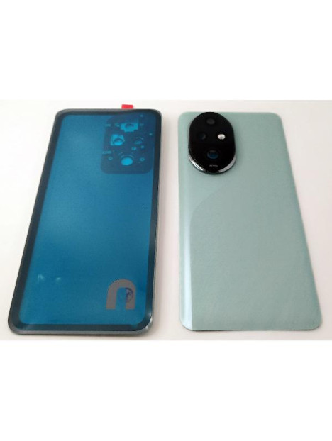 Tapa trasera o tapa bateria verde para Honor 200 Pro con lente de camara