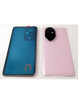 Tapa trasera o tapa bateria rosa para Honor 200 Pro con lente de camara