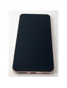 Pantalla lcd para Samsung Galaxy S22 S901 mas tactil negro con marco rosa calidad Oled