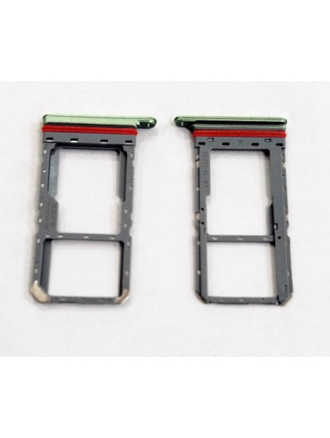 Soporte o bandeja sim verde Dual sim para Realme 12 5G RMX3999 calidad premium