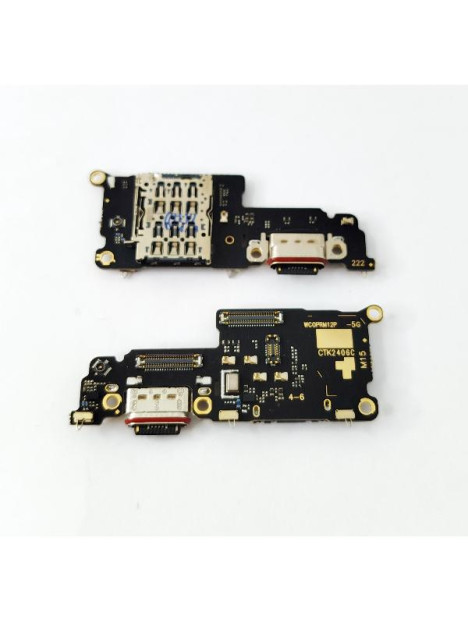 Flex puerto de carga con IC para Realme 12 Pro Plus 5G RMX3840 calidad premium