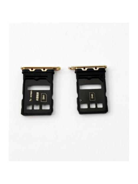 Soporte o bandeja sim dorada Dual sim para Huawei Honor Magic 5 Pro 5G calidad premium
