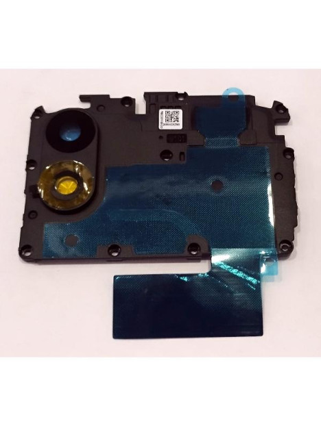 Soporte de sujeción de placa base con lente de cámara con NFC negro para Xiaomi Redmi A2 calidad premium