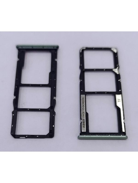 Soporte o bandeja sim verde Dual sim para Xiaomi Redmi Note 12S calidad premium