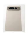 Tapa trasera o tapa bateria blanca para Google Pixel Fold 5G con cristal de camara