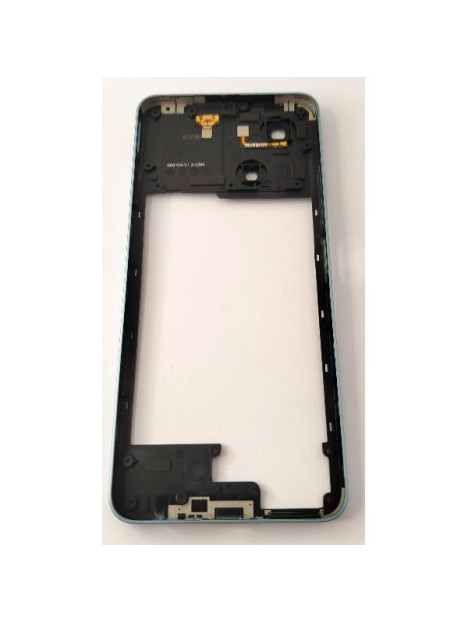 Carcasa o marco central azul para Blackview Oscal Modern 8