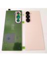 Tapa trasera o tapa bateria rosa para Samsung Galaxy Z Fold 6 F956 con cristal de camara