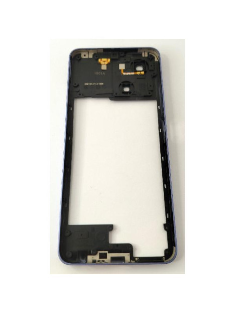 Carcasa o marco central morado para Blackview Oscal Modern 8