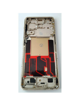 Pantalla lcd para Oneplus 11 5G mas tactil negro con marco dorado compatible