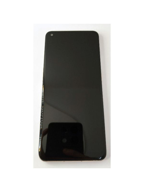 Pantalla lcd para Oneplus 11 5G mas tactil negro con marco dorado compatible