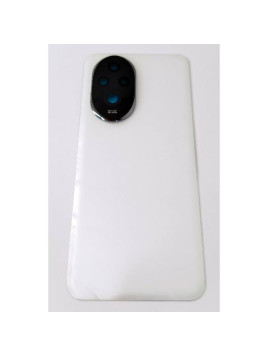 Tapa trasera o tapa bateria blanca para Honor 200 5G con cristal de camara