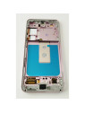 Pantalla lcd para Samsung Galaxy S23 S911B mas tactil negro con marco morado calidad Oled