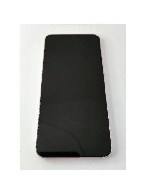 Pantalla lcd para Samsung Galaxy S23 S911B mas tactil negro con marco morado calidad Oled