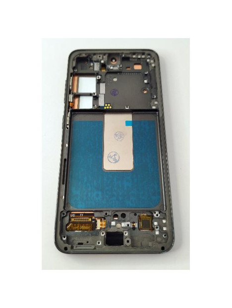 Pantalla lcd para Samsung Galaxy S23 S911B mas tactil negro con marco verde calidad Oled
