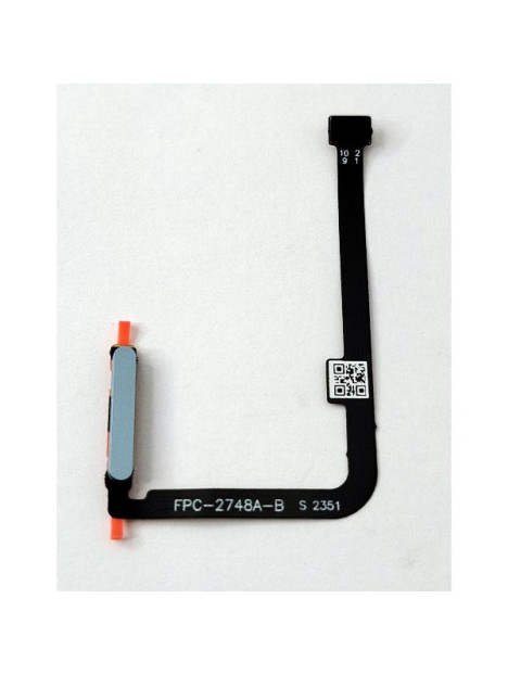 Flex sensor de huella azul para Blackview Oscal Modern 8 Blackview Color 8 calidad premium