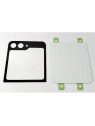 Tapa trasera o tapa bateria plata para Samsung Galaxy Z Flip 6 5G F741