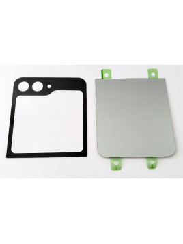 Tapa trasera o tapa bateria gris para Samsung Galaxy Z Flip 6 5G F741