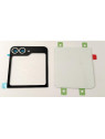 Tapa trasera o tapa bateria plata para Samsung Galaxy Z Flip 6 5G F741 mas lente de camara
