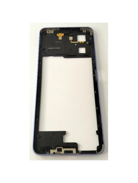 Carcasa o marco central morado para Blackview Color 8