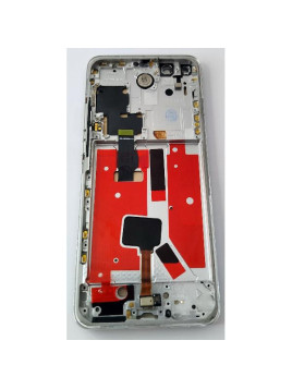 Pantalla lcd para Huawei P40 Pro mas tactil negro con marco plata compatible TFT