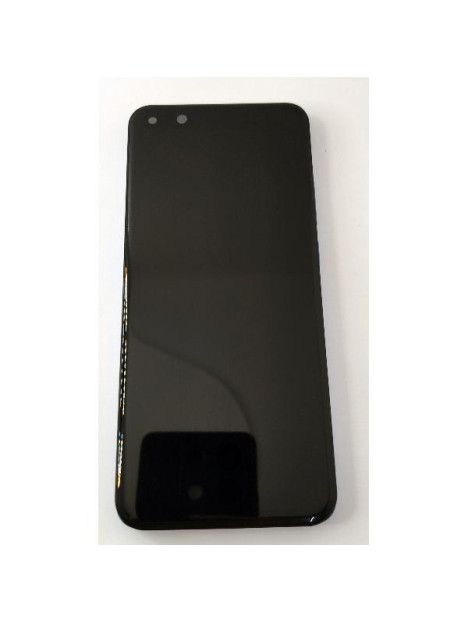 Pantalla lcd para Huawei P40 Pro mas tactil negro con marco azul compatible TFT