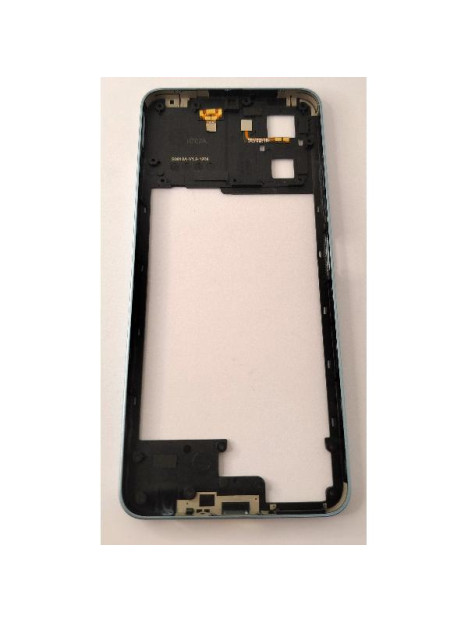 Carcasa o marco central azul para Blackview Color 8