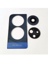 Set 3 cristales de camara azules para TCL 50 5G T613K calidad premium