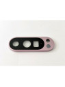 Cristal de camara para Google Pixel 9 Pro con marco rosa calidad premium