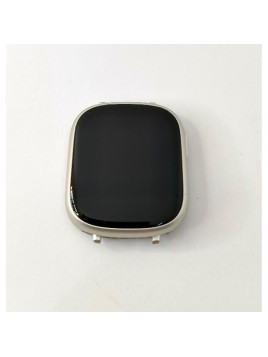 Pantalla lcd para Honor Watch 4 mas tactil negro con marco plata calidad premium