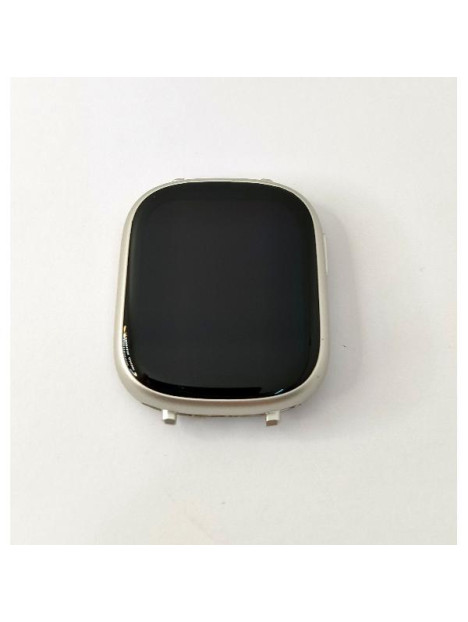 Pantalla lcd para Honor Watch 4 mas tactil negro con marco plata calidad premium