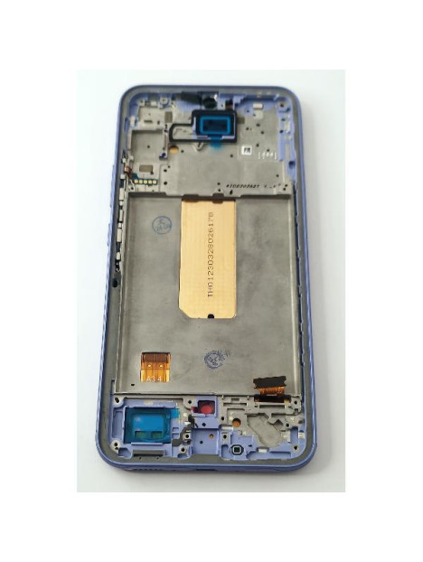 Pantalla lcd para Samsung Galaxy A34 5G A346 mas tactil negro con marco morado calidad Oled