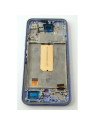 Pantalla lcd para Samsung Galaxy A34 5G A346 mas tactil negro con marco morado calidad Oled