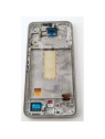 Pantalla lcd para Samsung Galaxy A34 5G A346 mas tactil negro con marco plata calidad Oled
