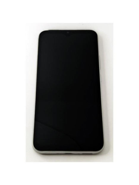 Pantalla lcd para Samsung Galaxy A34 5G A346 mas tactil negro con marco plata calidad Oled