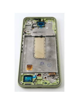 Pantalla lcd para Samsung Galaxy A34 5G A346 mas tactil negro con marco verde calidad Oled