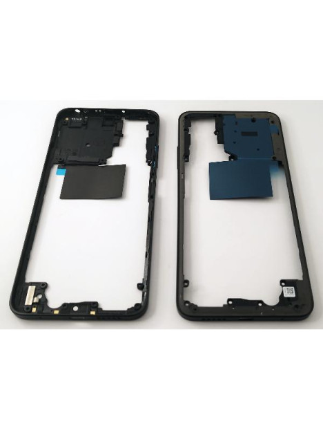 Carcasa o marco central negro para Xiaomi Redmi Note 12S