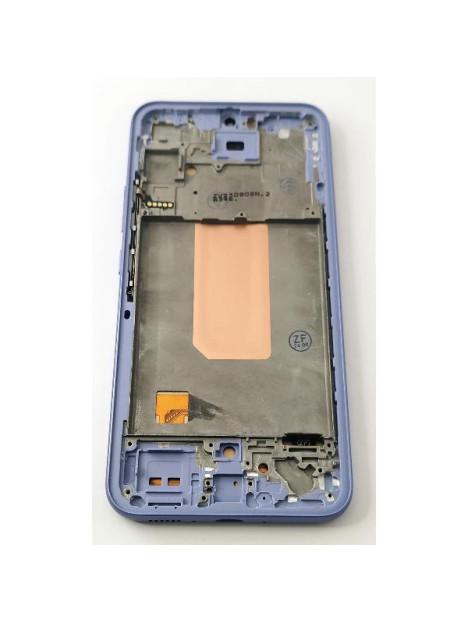 Pantalla lcd para Samsung Galaxy A34 5G A346 mas tactil negro con marco morado calidad TFT